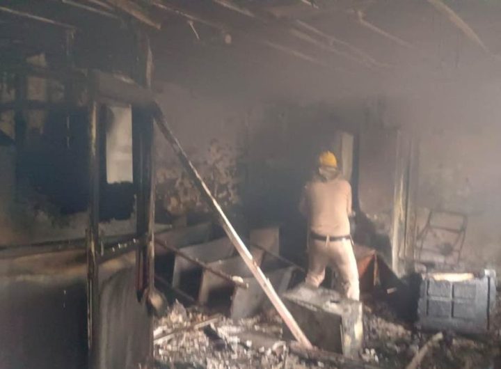 28 12 2023 fire in computer room in minister house